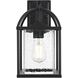 Gratz 1 Light 14 inch Black Outdoor Wall Sconce