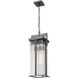 Fortis 2 Light 9.25 inch Sand Black Outdoor Chain Mount Ceiling Fixture