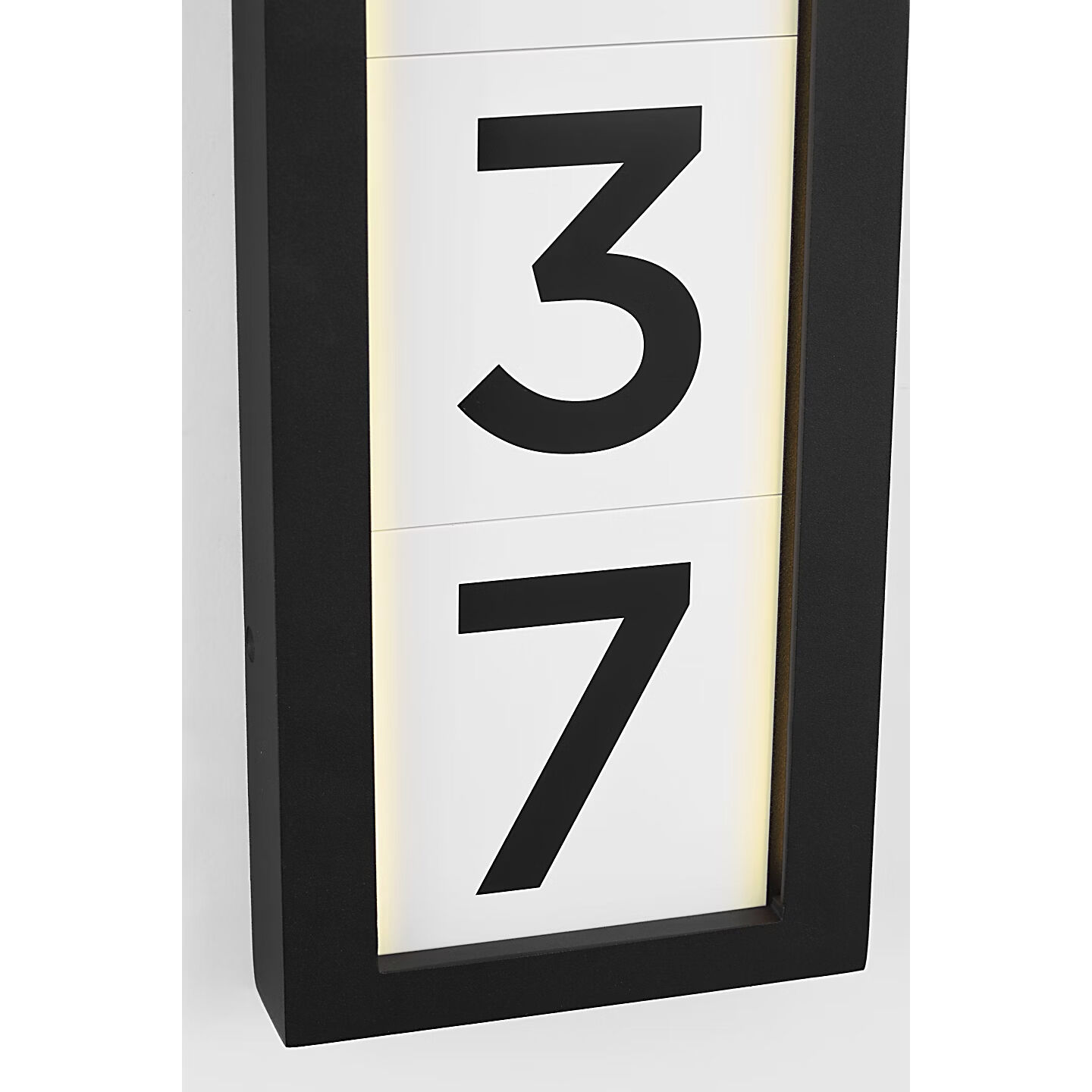 Address Light LED Textured Black Address Light