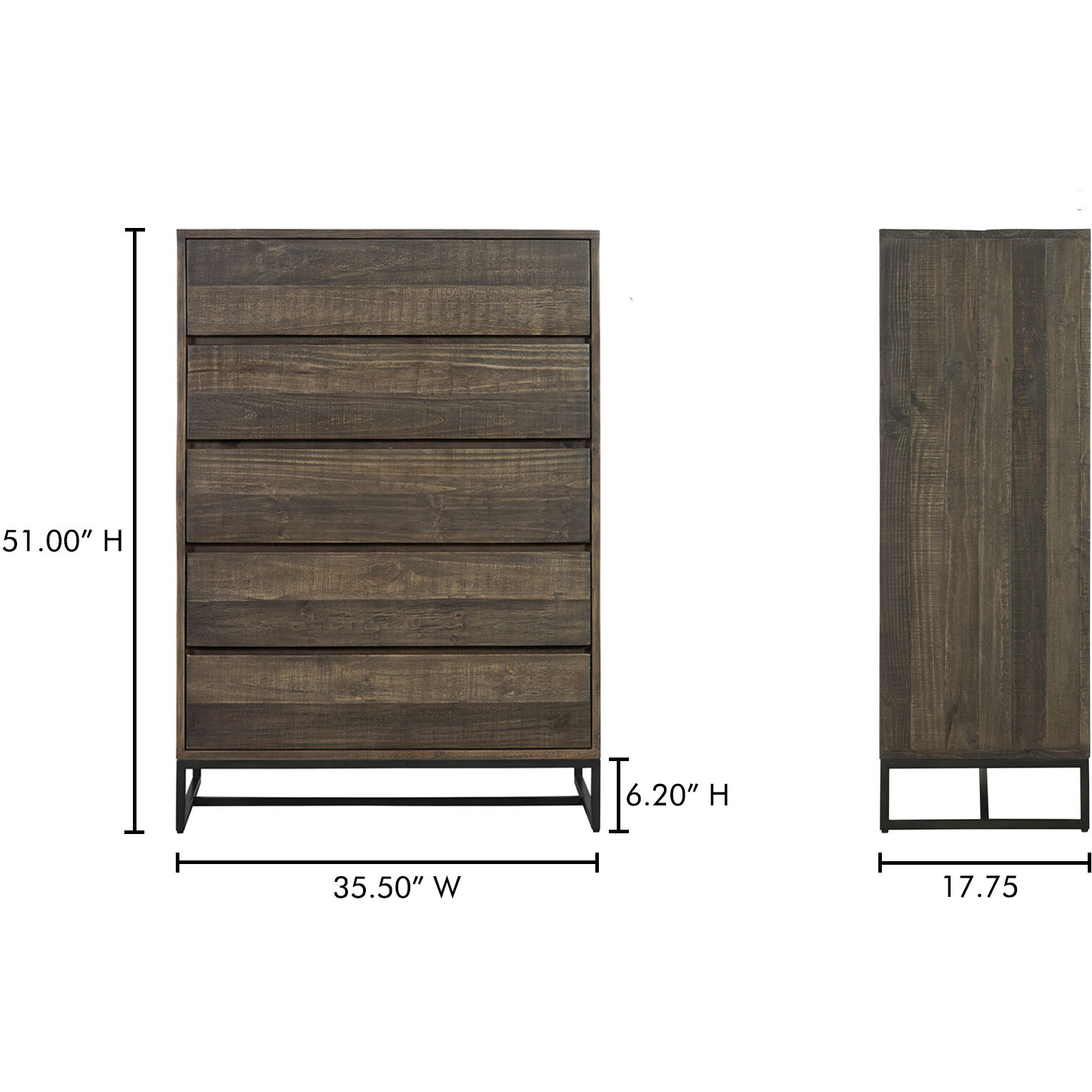 Elena Brown Dresser, Chest