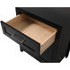 Adian Black Bathroom Storage Cabinet