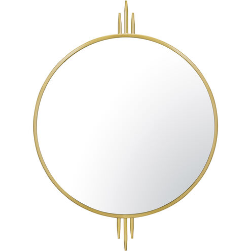 Propaganda 41 X 30 inch Gold Wall Mirror