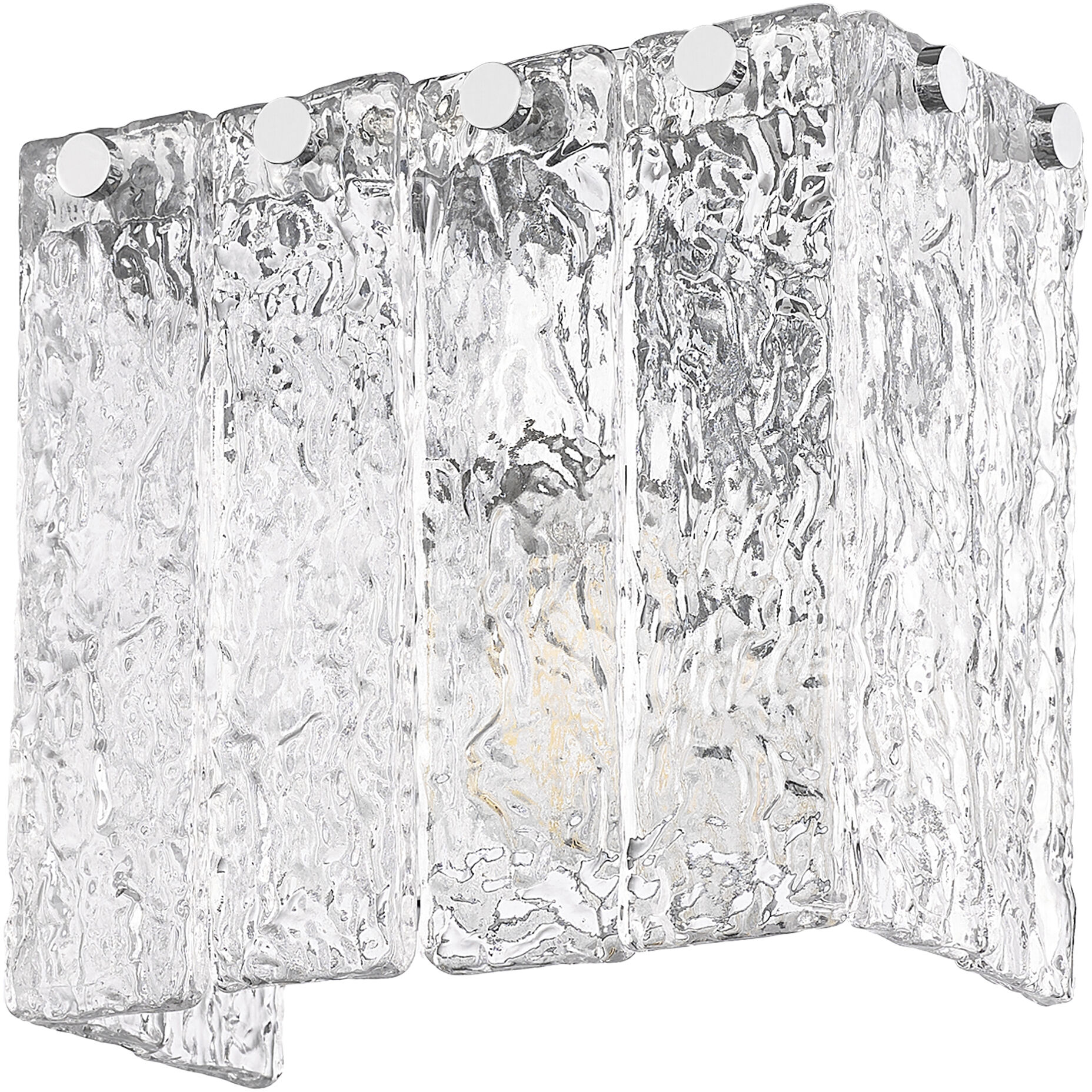 Glacier Wall Sconce Wall Light in Chrome