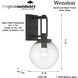 Wenston Outdoor Wall Mount in Sand Coal, Great Outdoors