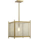 Jacobs 1 Light 14 inch Warm Brass Pendant Ceiling Light