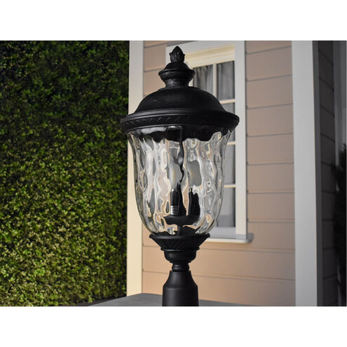 Carriage House DC 3 Light 31 inch Oriental Bronze Outdoor Wall Mount