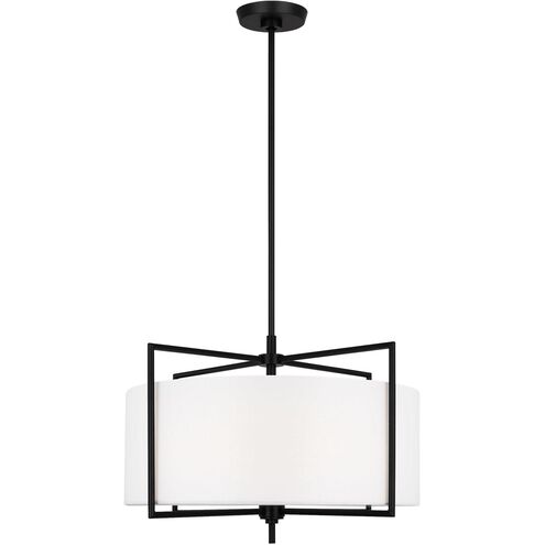 C&M by Chapman & Myers Perno 4 Light 23.25 inch Aged Iron Pendant Ceiling Light