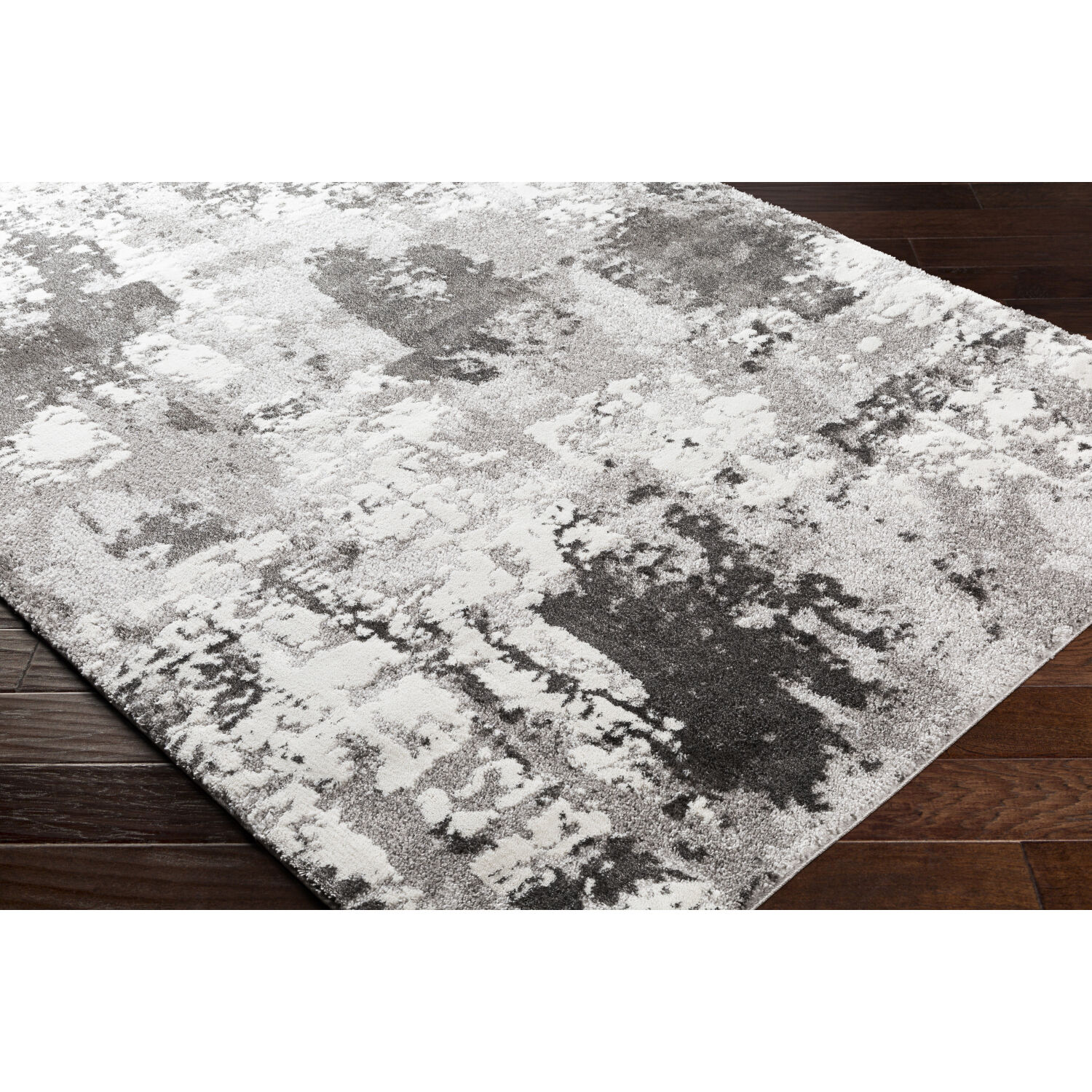 Venice 87 X 63 inch Medium Gray Rug in 5 x 8, Rectangle