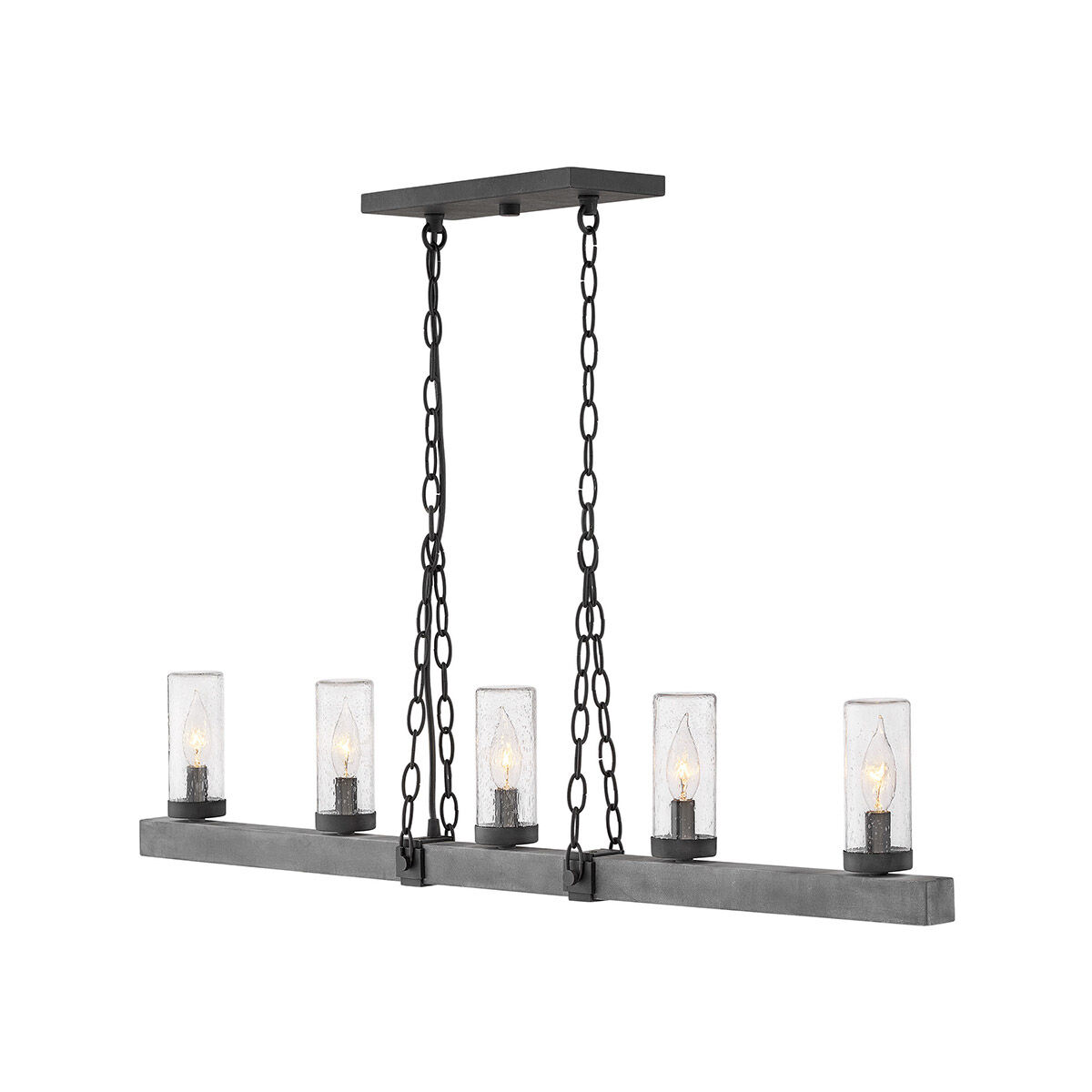 Hinkley 29205DZ Open Air Sawyer 5 Light 42 inch Aged Zinc Outdoor