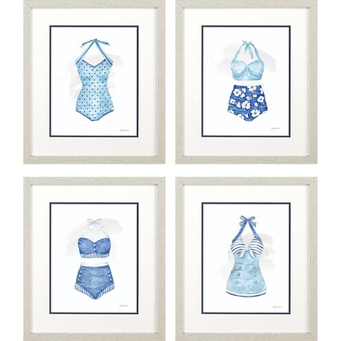 Waterside Collection Blue Framed Art