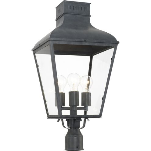 Dumont 3 Light 25 inch Graphite Post