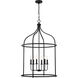 Brookstone 6 Light 26 inch Matte Black Pendant Ceiling Light