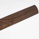 Banzai 52 inch Matte Black with Matte Black/Walnut Blades Ceiling Fan