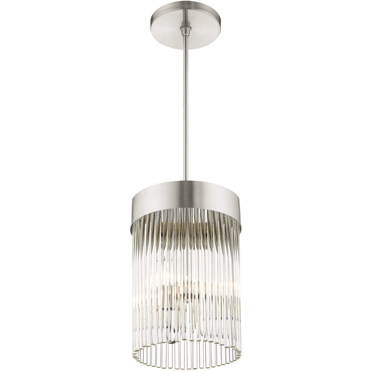 Norwich 3 Light 10 inch Brushed Nickel Chandelier Ceiling Light