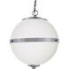 Clouds Imperial LED 17 inch Brushed Nickel Chandelier Ceiling Light in 2800 Lm LED
