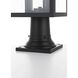 Carlisle 3 Light 22 inch Black Outdoor Post Light