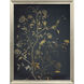 Jardine Chinois Blue and Brown Framed Art