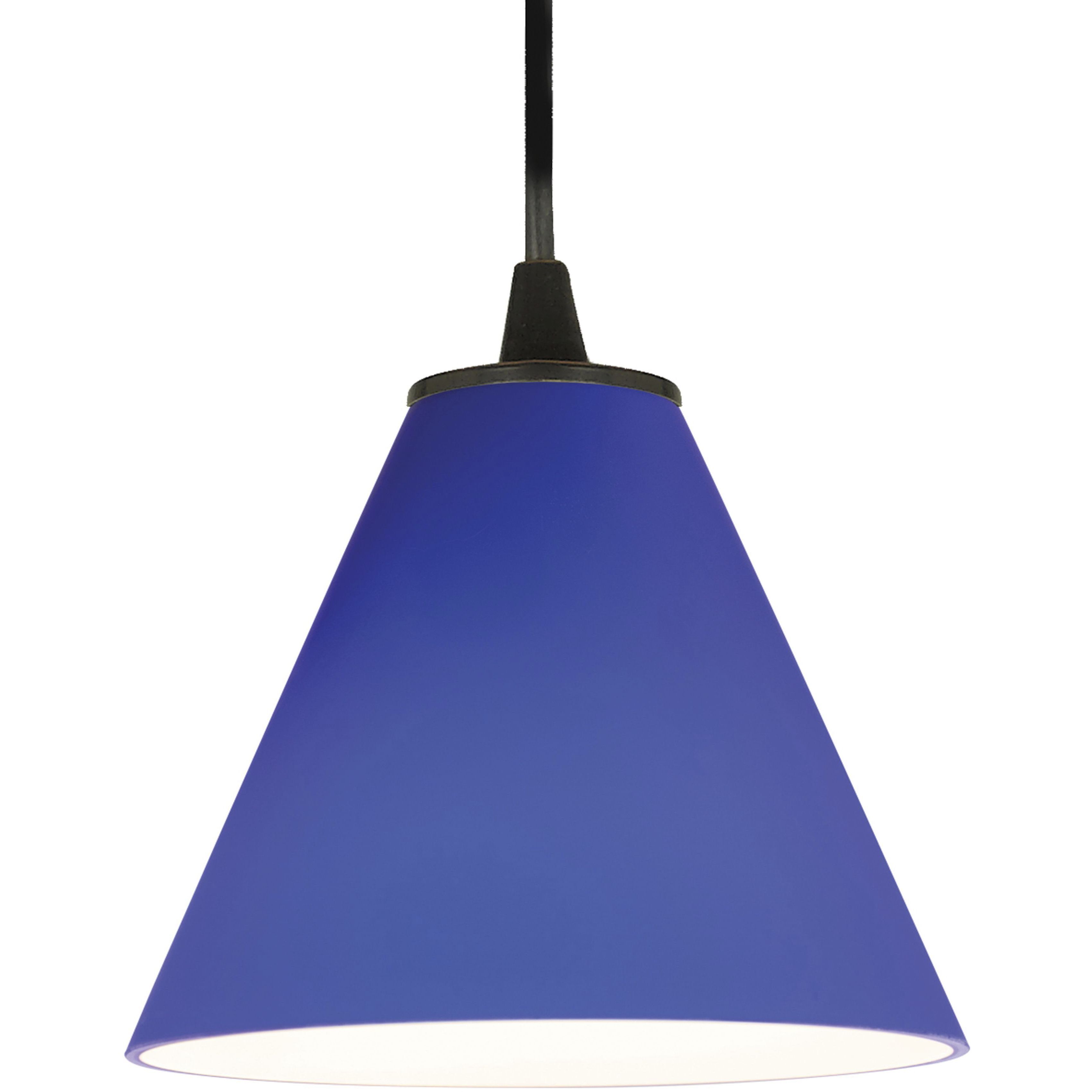 Martini LED 7 inch Oil Rubbed Bronze Pendant Ceiling Light in Cobalt