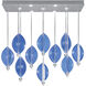 Embark 17 Light 59 inch Silver Pendant Ceiling Light
