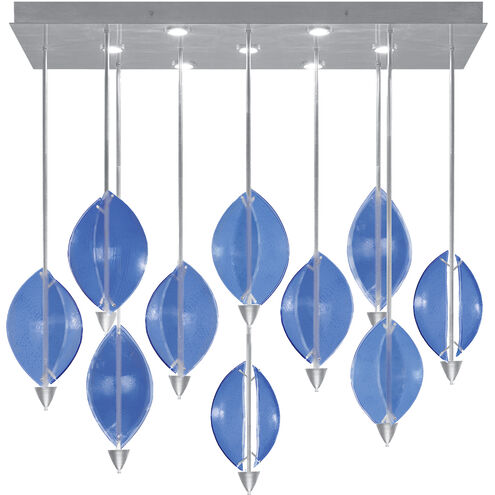Embark 17 Light 59 inch Silver Pendant Ceiling Light