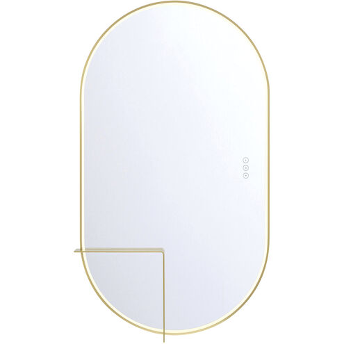 Linden 42 X 24 inch Gold Mirror