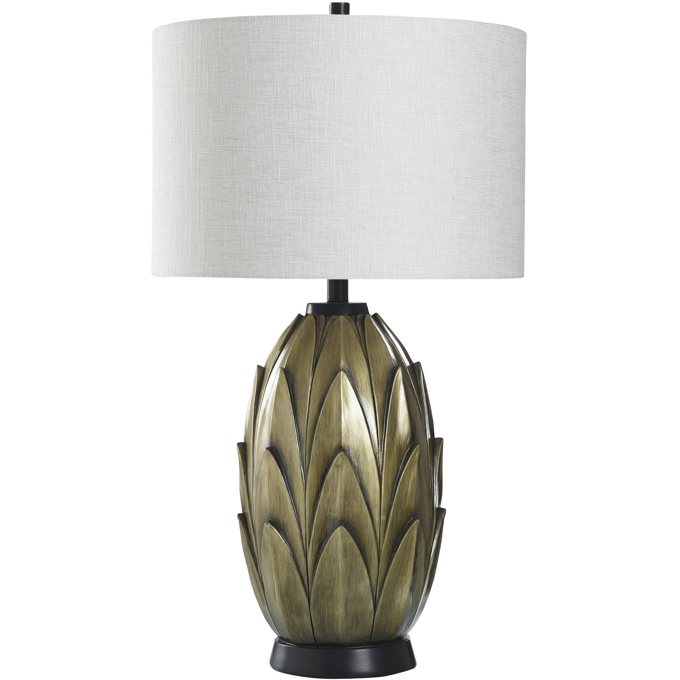 Cameron 29.75 inch 100.00 watt Auric Gold and Black Table Lamp Portable Light