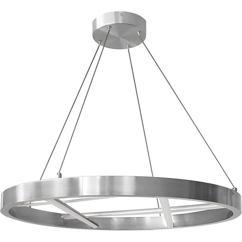 Dante LED 24 inch Polished Chrome Chandelier Ceiling Light