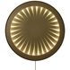 Carnival 36 X 36 inch Brushed Brass LED Infinity Mirror