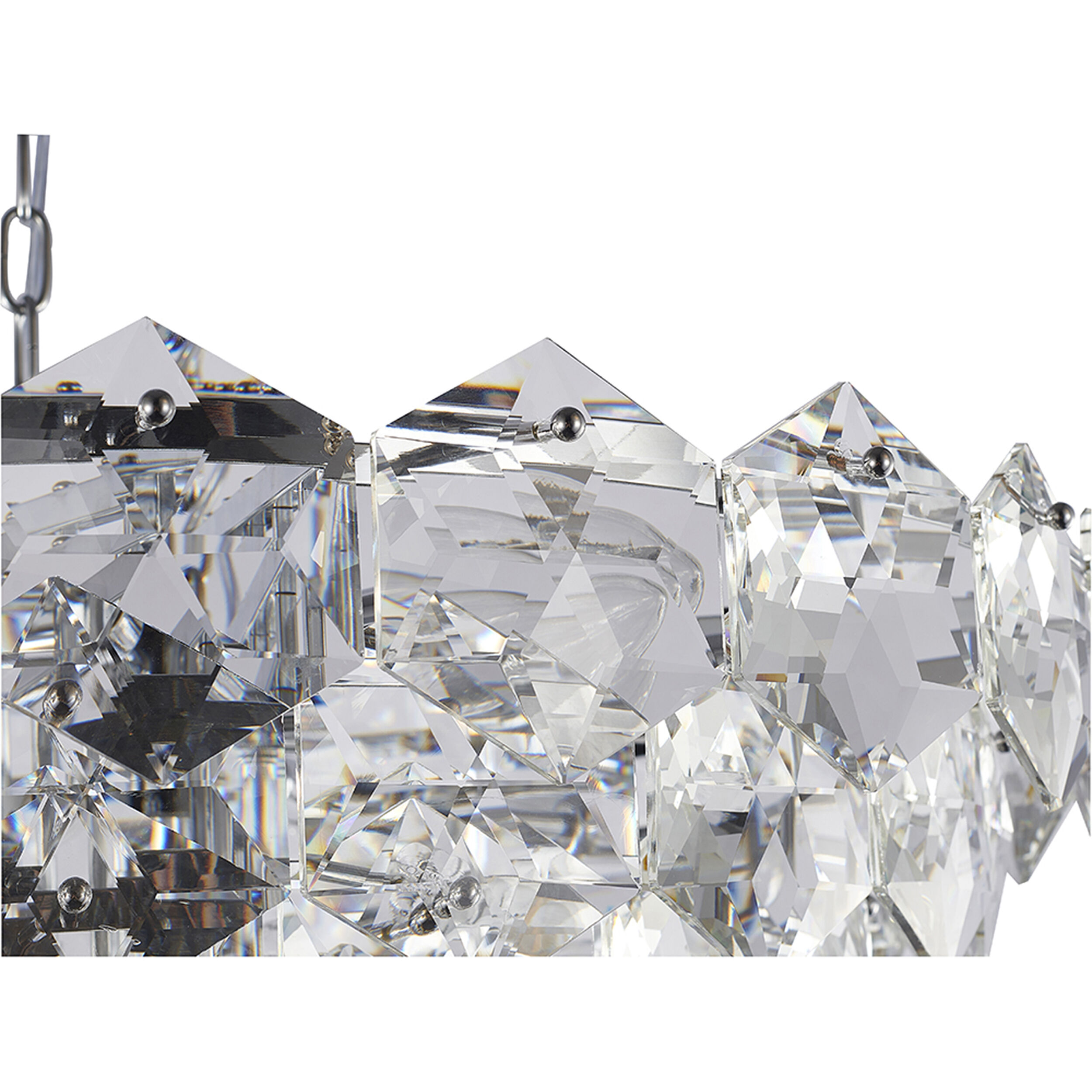 Canada 15 Light 32 inch Chrome Chandelier Ceiling Light