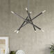 Soho 8 Light 19.5 inch Black Chrome Chandelier Ceiling Light