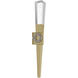 Original Glacier Avenue Wall Sconce Wall Light in Brushed Brass
