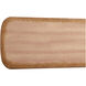 Fort Worth Distressed Weathered Pine Set of 5 Fan Blades in Distressed Vintage Walnut