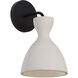 Aethera LED 8.63 inch White Sandstone Cement Outdoor Wall Sconce