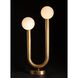 Happy 25 inch 5.00 watt Natural Brass Table Lamp Portable Light