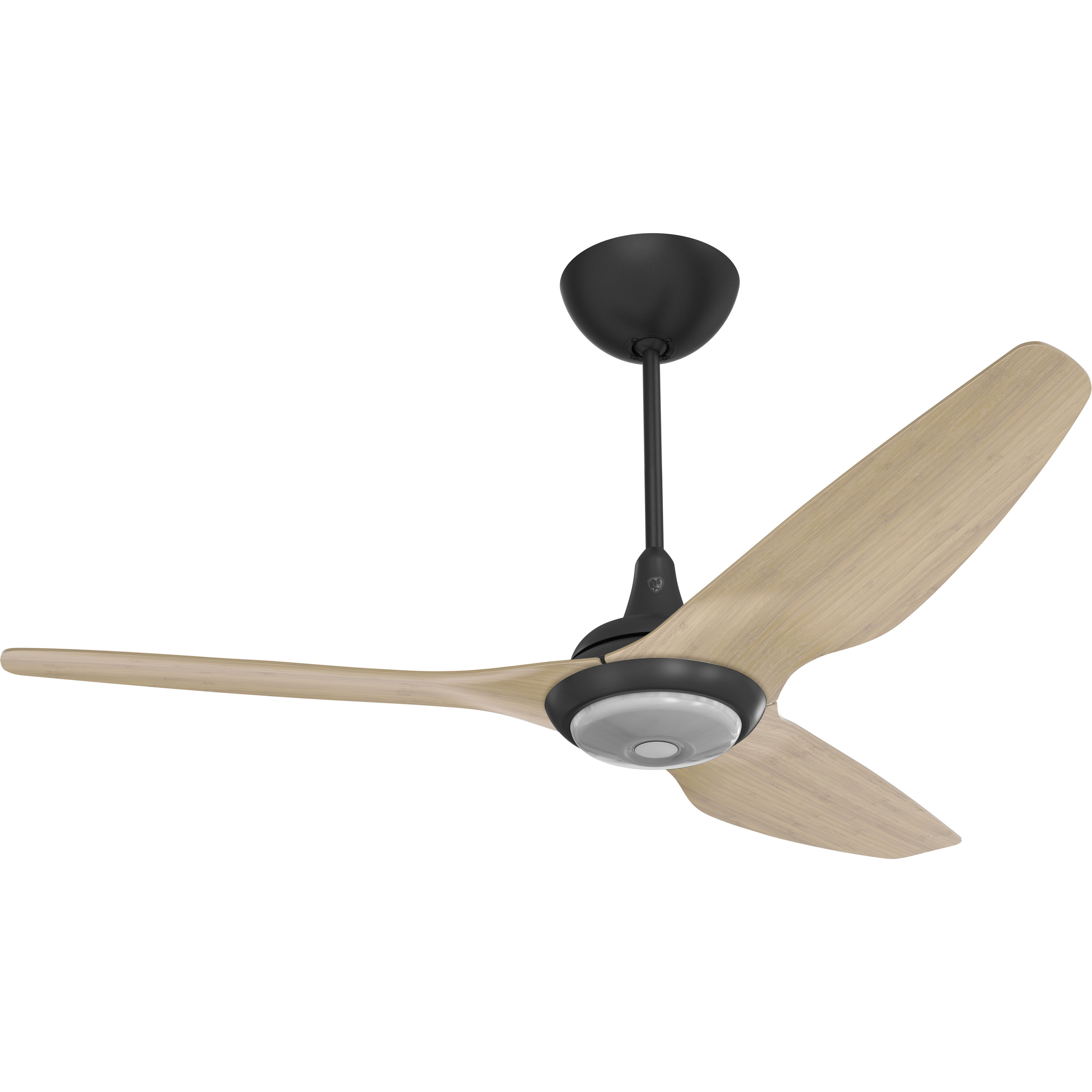 Haiku 60 inch Black with Natural Bamboo Blades Ceiling Fan