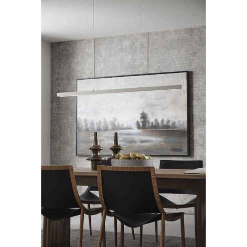 Planck LED LED 47 inch Brushed Nickel Pendant Ceiling Light, Progress LED