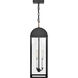 Heritage Campbell 3 Light 7.75 inch Black with Burnished Bronze Outdoor Hanging