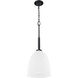 Naya 1 Light 11.75 inch Matte Black Pendant Ceiling Light