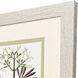 Tropical Botanical II Green and Pink and White Framed Art, Propac