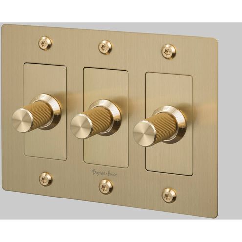 3G 100-120 Brass Dimmer Switch, LED
