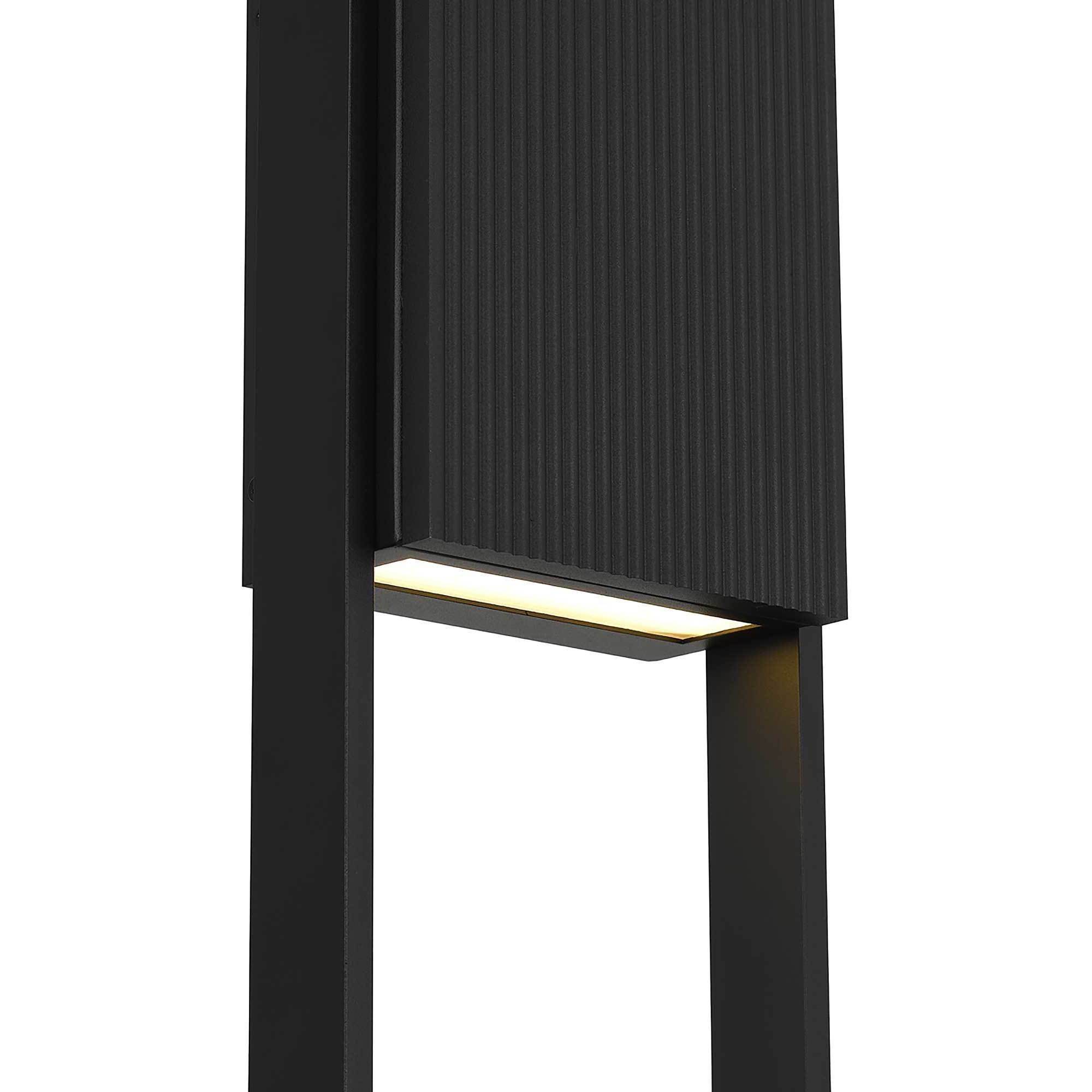 Miami LED 32 inch Sand Black Outdoor Wall Sconce