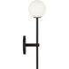 Richard June Sorelle 1 Light 4.5 inch Aged Iron Wall Sconce Wall Light