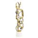 Swirling Ribbons 38 X 15.5 inch Sculpture