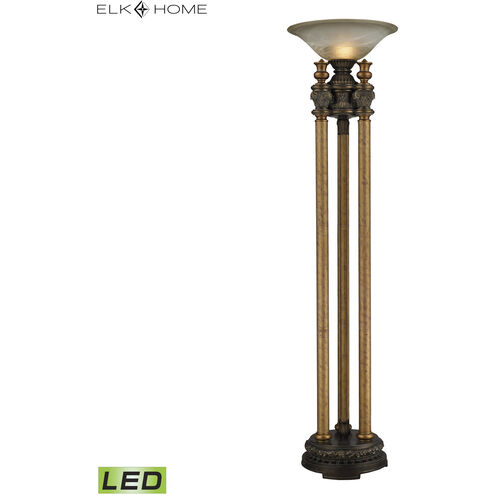 Athena 72 inch 9.50 watt Athena Bronze with White Floor Lamp Portable Light in LED