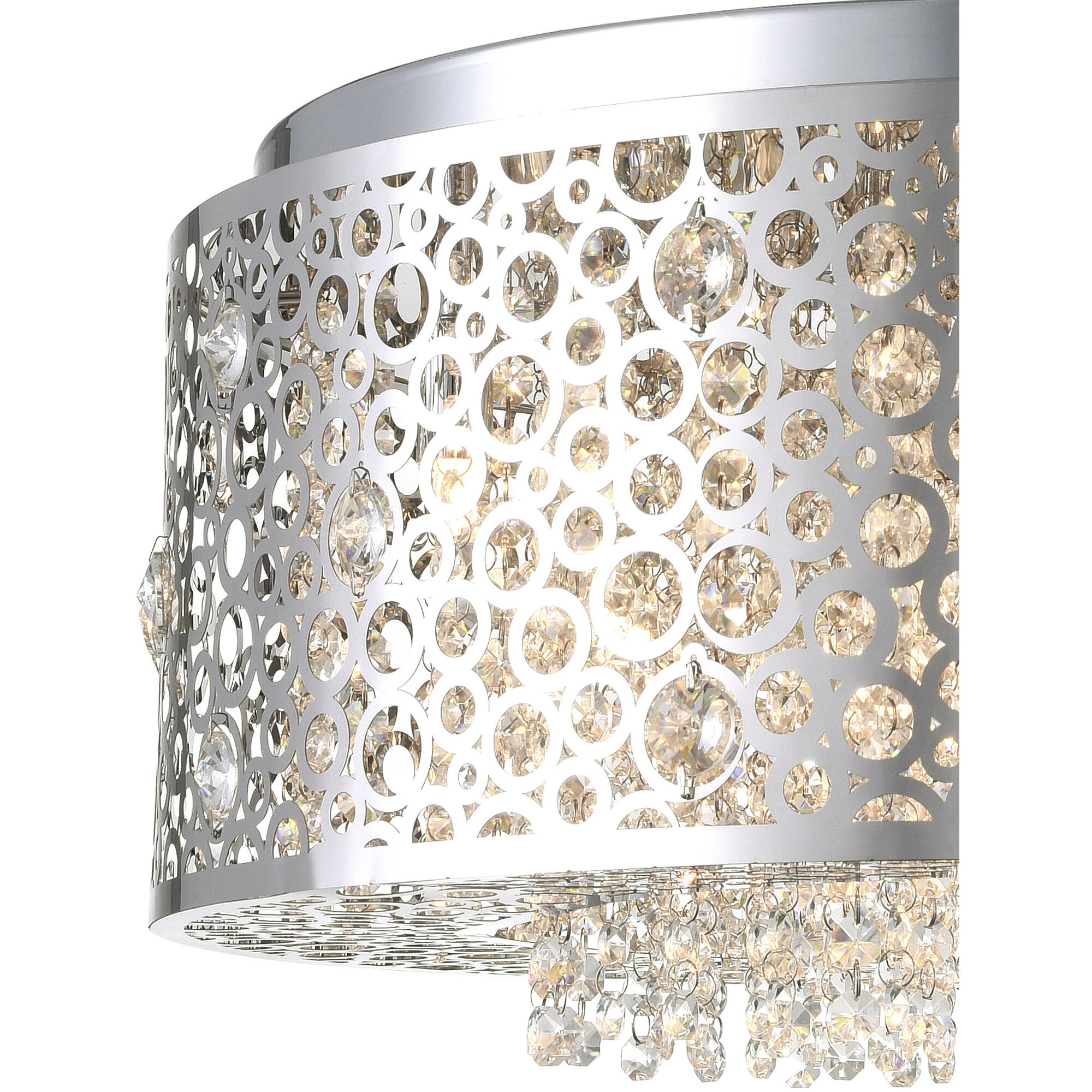 Bubbles 11 Light 30 inch Chrome Island/Pool Table Light Ceiling Light