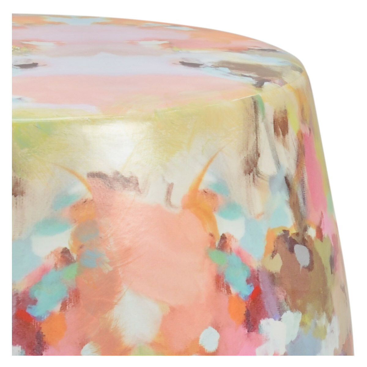 Laura Park Designs 18 inch Multi Color Decal Garden Seat