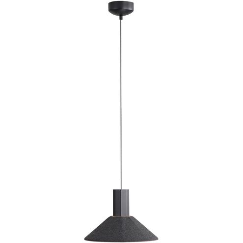 Faroe LED 13.13 inch Flecked Black/Grey Pendant Ceiling Light