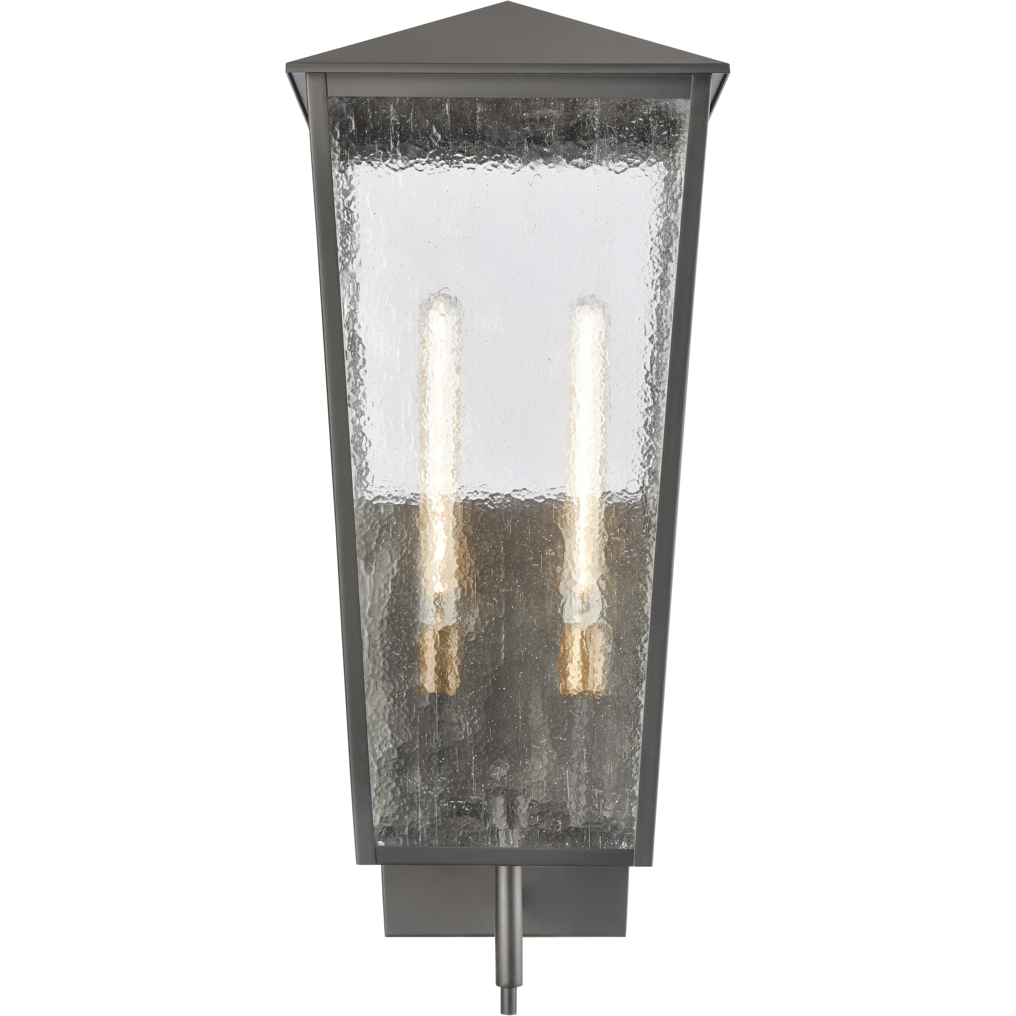 Marquis 2 Light 32 inch Matte Black Outdoor Sconce