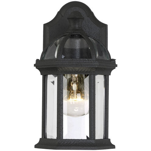 Kensington 1 Light 10.5 inch Textured Black Outdoor Wall Lantern