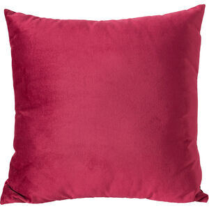 Solid 18 X 5 inch Red Accent Pillow